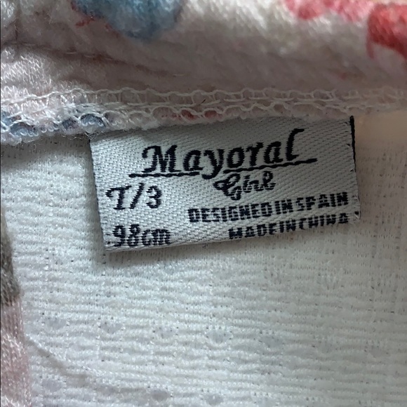 Mayoral floral dress 3t - Picture 4 of 4